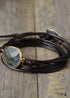 Boho Bracelet, Wrap Rope Bracelet Labradorite